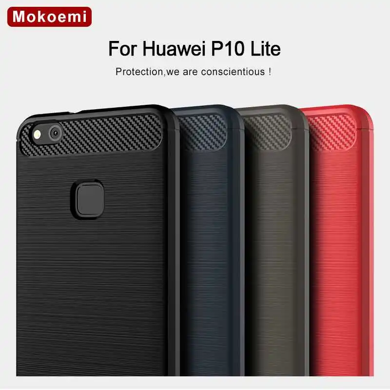 Mokoemi Fashion Shock Proof Soft Silicone 5.2&quotFor Huawei P10 Lite Case For Cell Phone Cover | Мобильные телефоны и