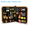 Kit d'outils de réparation réseau RJ45 LAN, Kit RJ45 LAN, RJ45 11 RJ12, traqueur de câble réseau, pince à sertir et pince à sertir PC livraison directe ► Photo 1/6