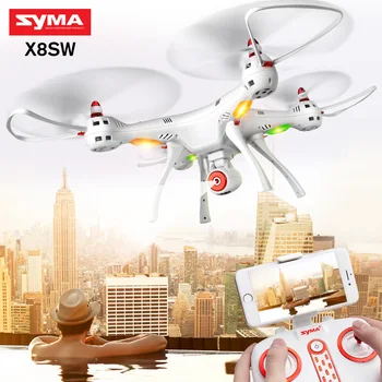 

SYMA authentic X8SW quadcopter HD camera FPV wifi real time drone comes with upgrated 7.4V battery -X8SC (HD camera, no wifi)