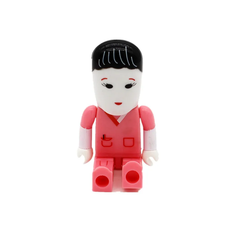 USB флеш-накопитель для больниц, серия медсестер, память usb 2,0, 8 ГБ, флеш-накопитель, 16 ГБ, 32 ГБ, 64 ГБ, мультяшная Флешка для стоматолога, 128 ГБ