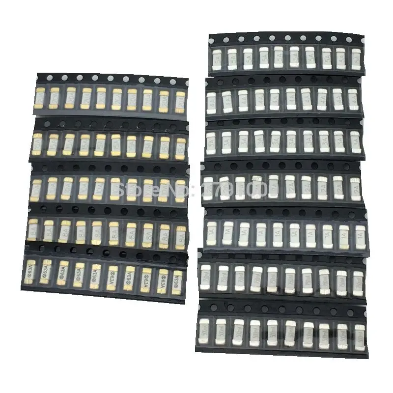 10 шт. 1808 125V 0451 SMD плавкий предохранитель 0.5A 0.75A 1A 2A 3A 4A 5A 6.3A 8A 10A 15A 20A 500MA 750MAultra-rapid