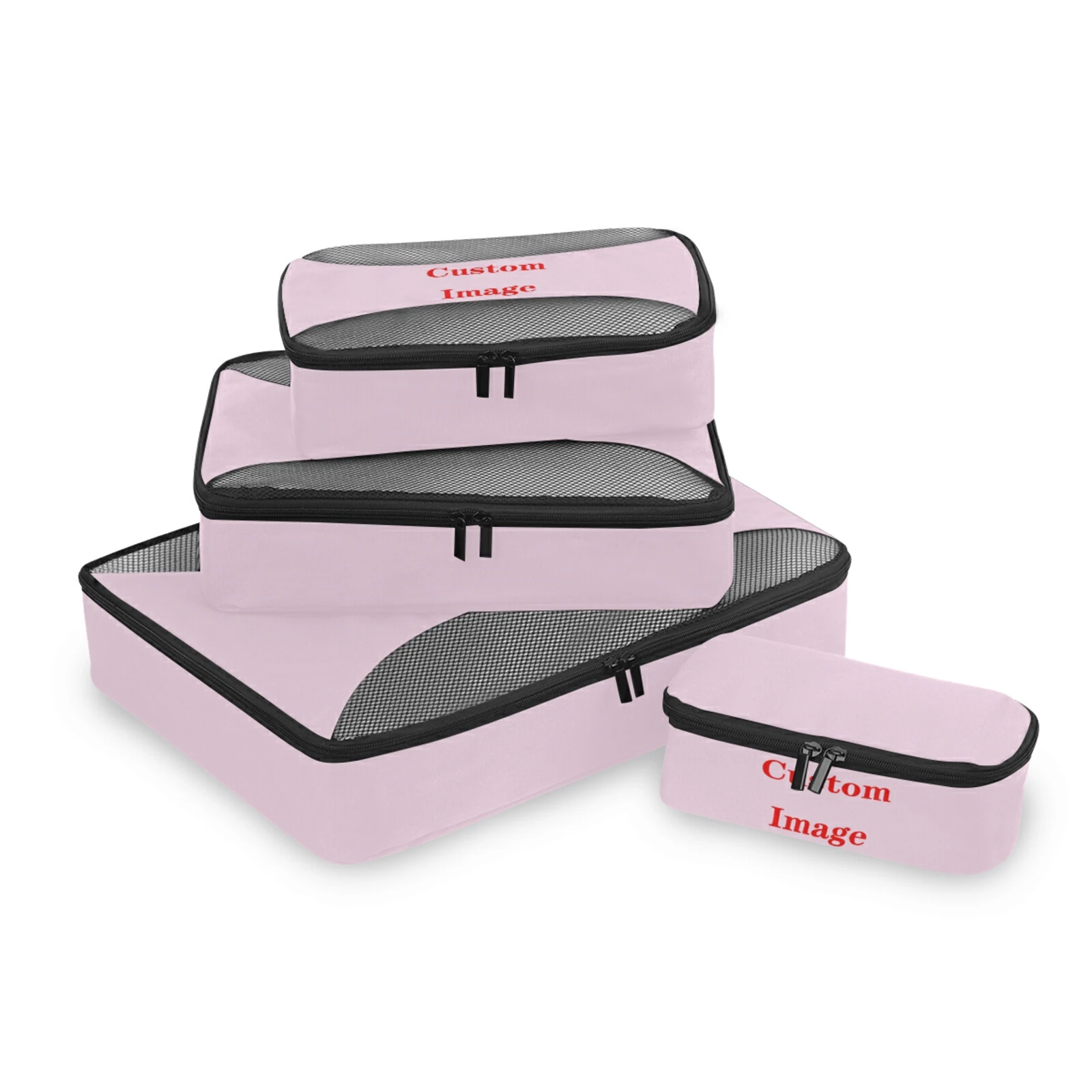 Travel Organizer Storage Bags 4 pcs Set Suitcase Packing Set Storage Cases pattern Portable Luggage Organizer Tidy Pouch