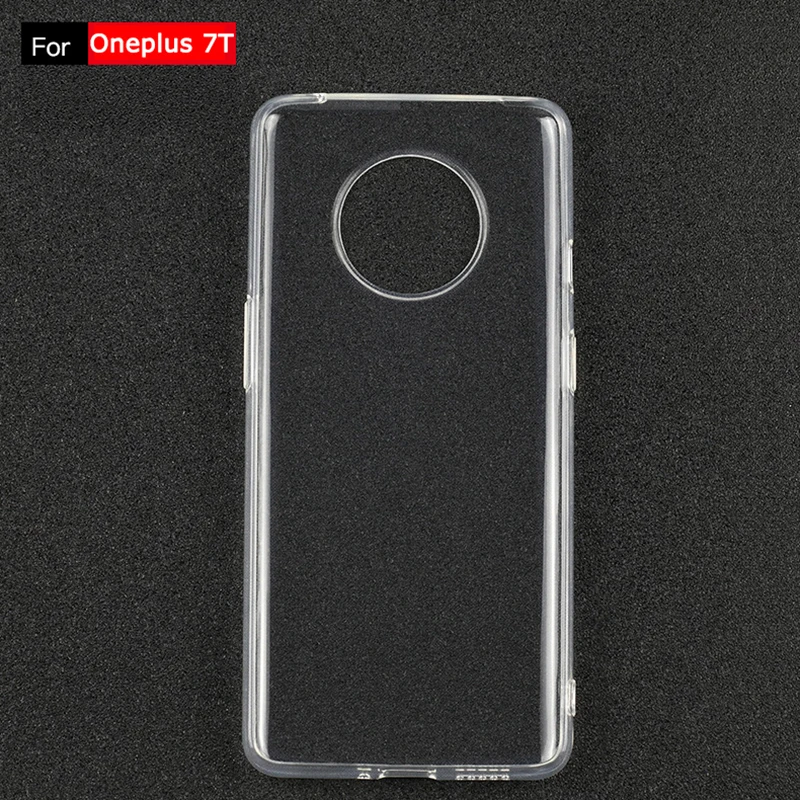 Для Oneplus 7t чехол силиконовый прозрачный ТПУ прозрачный мягкий чехол для Oneplus 7t pro one plus 7t