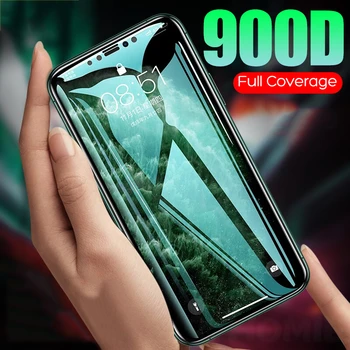 

900D Protective Glass on The For iPhone 11 Pro Max 7 XR XS Screen Protector For iPhone 7 6 8 Plus XS Max X 11 Pro Tempered Glass