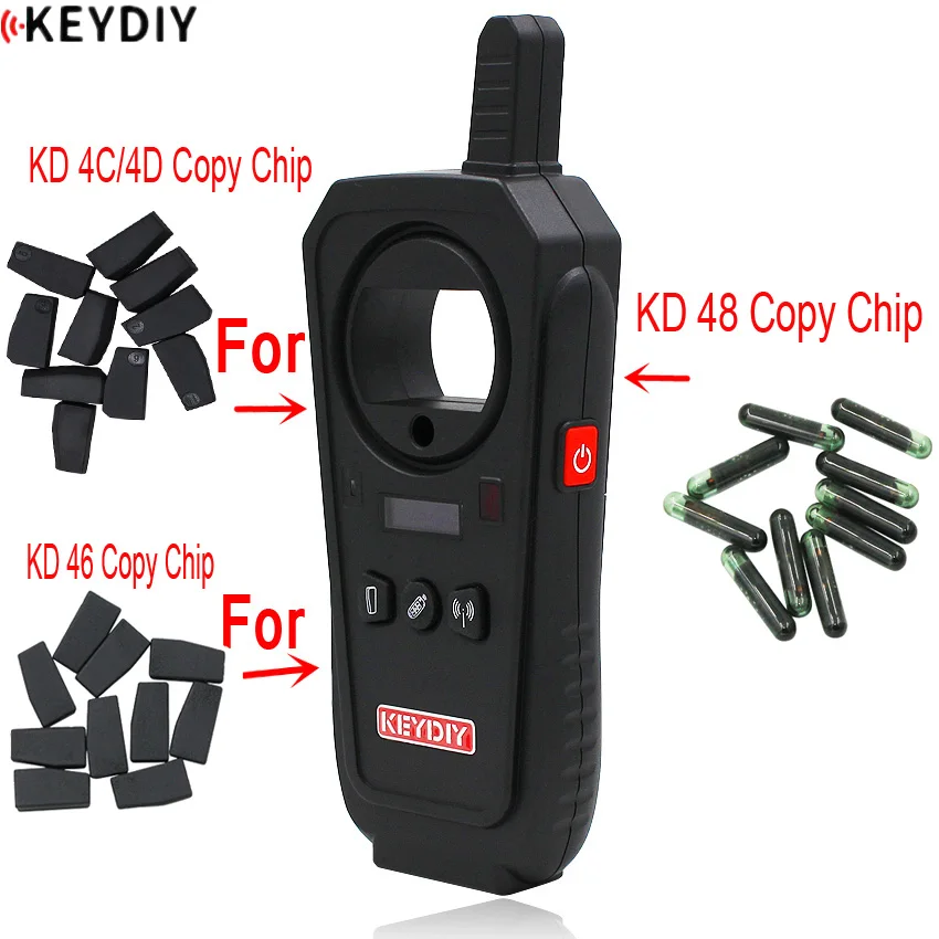 10 шт. чип для удаленного ключа X KD копия 4C/4D/46/48 чип-ключ автомобиля программатора