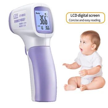

Thermometer Infrared Digital Thermometer Gun Noncontact Temperature Measurement Device DT-8806S For Baby/Adult