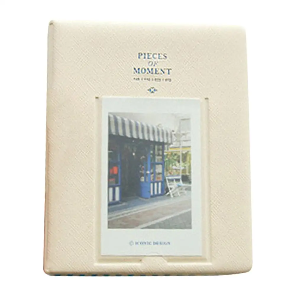 Ivory Милый Прекрасный Альбом для фотоаппарата Instax для мини-пленки Polaroid 64 кармана Модный Цветной Альбом для хранения фотографий для Fujifilm Instax 6x9 мини-альбом - Цвет: Ivory