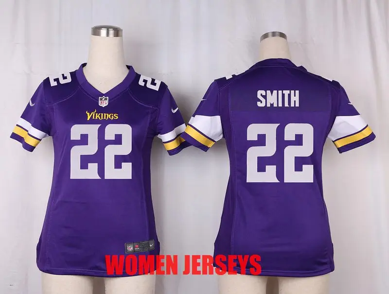 Коричневый Женская майка из Миннесоты s Teddy Bridgewater Stefon Diggs Harrison Smith Adrian Peterson Anthony Barr Sam Bradford - Цвет: Коричневый