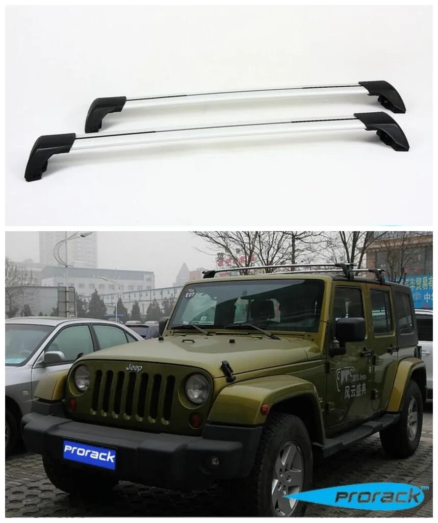 Stainless steel Car Roof Racks Luggage Rack Crossbar Fits For JEEP