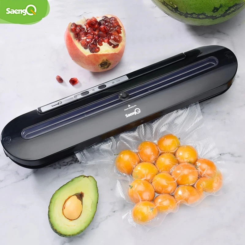 Electric Vacuum Sealer Machine Automatic Food Vacuum With 10pcs Food Saver Bags Household Packaging Machine