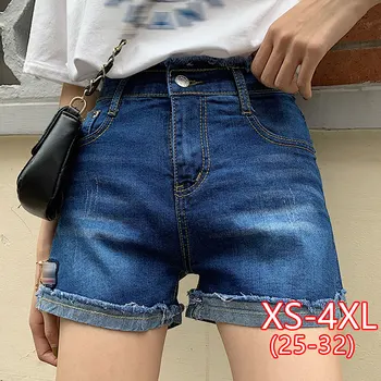 

Women Denim Shorts Female New Korean Version Thin Student Hot Short Casual Jean High Waist Woman Short Plus Size Women summer