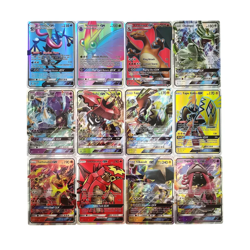 Карты Pokemon V MAX GX Лидер продаж детская битва английская версия игровая бирка