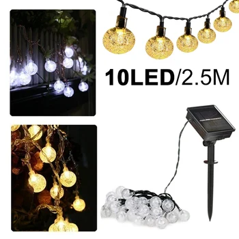

Fairy String Fairy String Light Fairy Light Durable Romantic Super Bright Crystal Globe Ball Solar 30LED Yard Festival