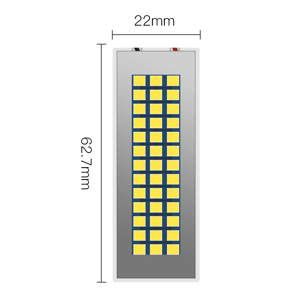 DingJu 3 разъема Универсальный светодиодный Авто купольный светильник T10 BA9S 12v 24v светодиодный гирлянда из початков 28 мм 31 мм 36 мм/39 мм/41 мм задний багажник лампа 39 SMD