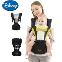 Детская переноска disney, дышащая, эргономичная, с Микки Маусом, Хипсит для новорожденных, удобная, передняя, детская переноска