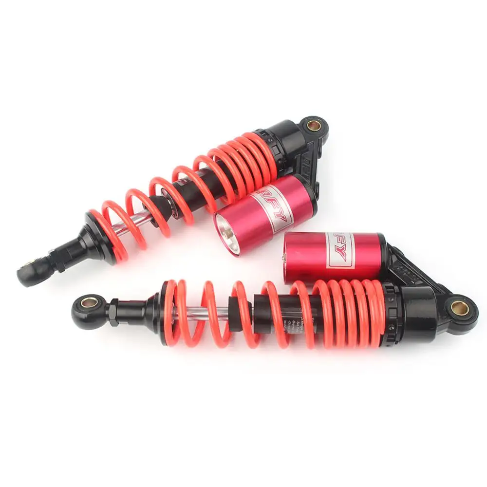 Universal Pair 320mm Motorcycle Air Shock Absorbers For Honda Suzuki Yamaha Kawasaki ATV Go Kart Quad Dirt Sport Bike Gold&Black - Цвет: 45MU009