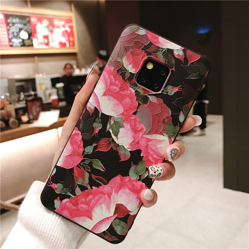 Модные 3D чехол с тиснением и изображением для huawei P20 Lite P30 Коврики 10 20 Pro Honor 8X 10i 20i 10 20 Lite P Smart Y6 Y7 Pro Y9 Fundas - Color: shanhua