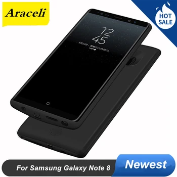 

2A Fast charge For Samsung Galaxy Note 8 Battery Case 6500mah External Charger Cover Power Bank For Samsung Note 8 Battery Case