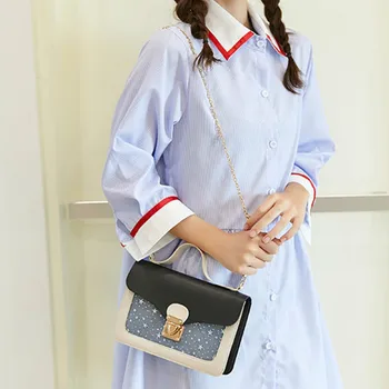 

Star Luxury 2020 Fashion Sequin Designer Messenger Crossbody Bag Women Mini Small Square Pack Shoulder Bag Clutch Wallet Handbag