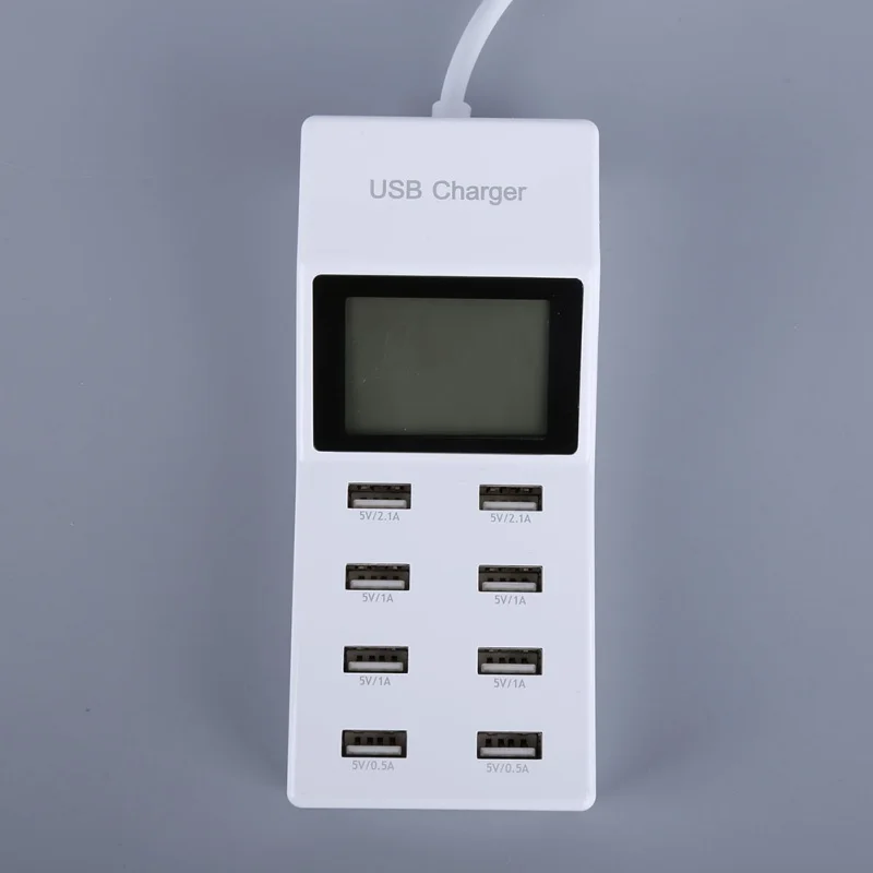 Горячая 8 многопортовое быстрое Компактное зарядное устройство usb для путешествий с европейской вилкой
