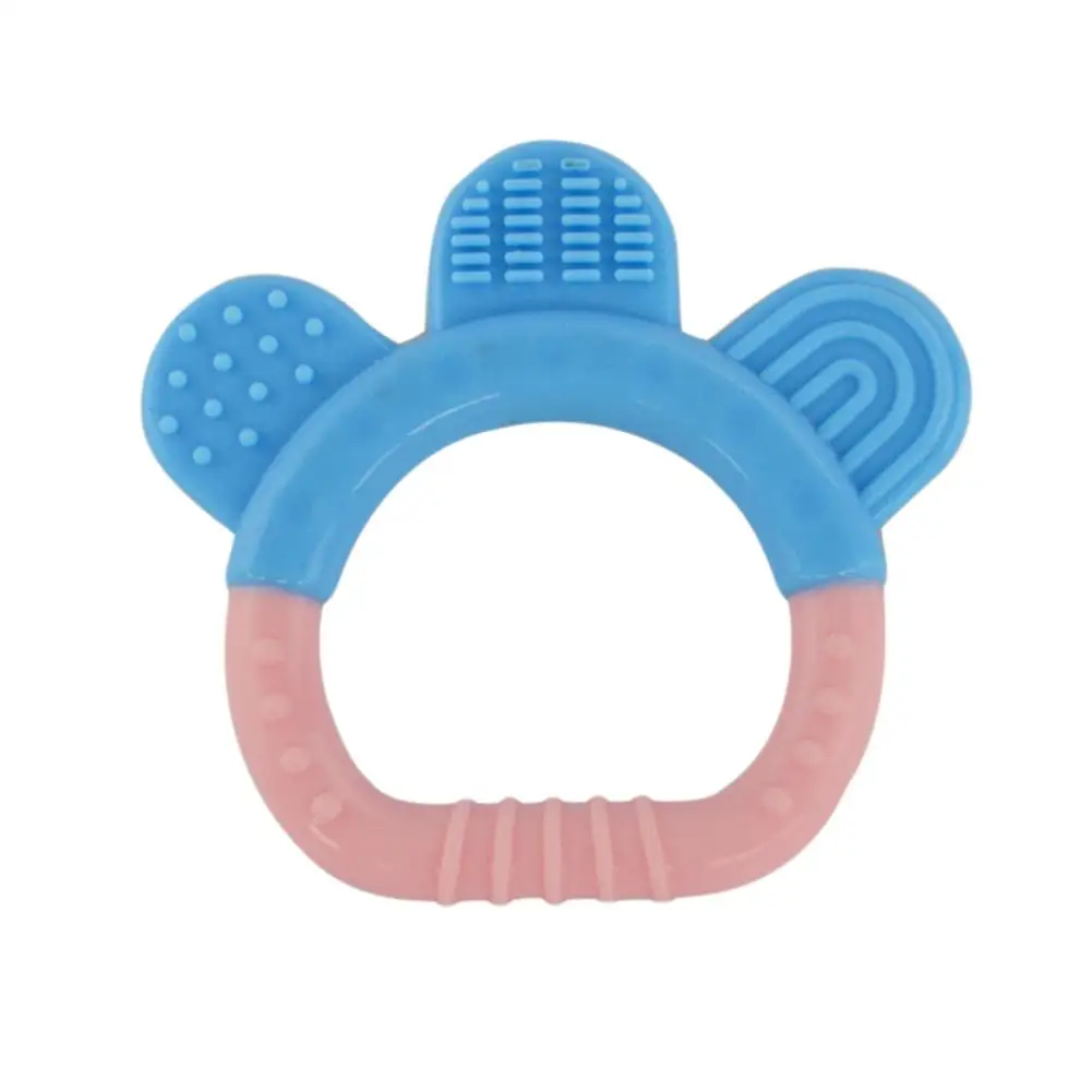 Baby Teethers Animal Pacifier Clips Chain For Gameboy Pendant Nipple Holder Teething Toys BPA Free Biscuit Chew Beads | Мать и ребенок
