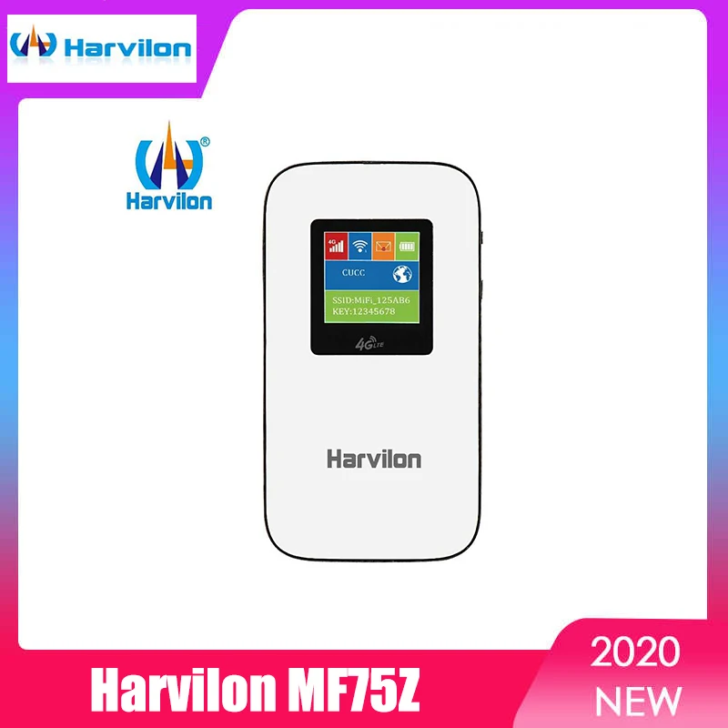 

Harvilon MF75Z 4G SIM Card WiFi Router Portable Mobile Hotspot WIFI Modem LTE
