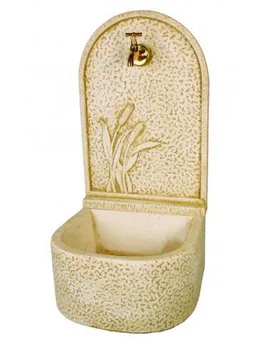 

Wall fountain Tang concrete-stone outdoor garden 35x36x75cm.