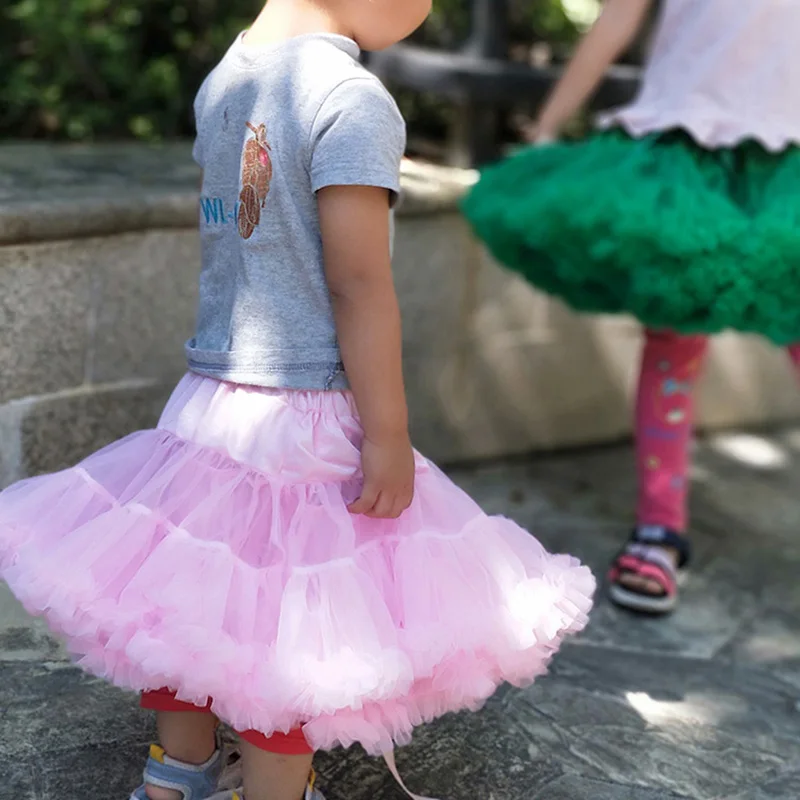 Mini jupe Tutu en mousseline de soie pour b?�b?�, v??tements pour enfants, jupes Tutu pour filles 