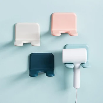 

Creative Punch-Free Hair Dryer Toilet Bathroom Storage Wall-Mounted Hair Dryer Bracket Hair Dryer Bracket
