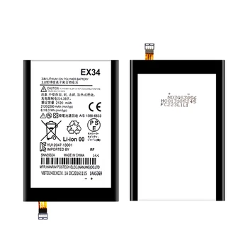 

New Spare Battery EX34 for Motorola Moto X XT1052 XT1053 XT1055 XT1056 XT1058 XT1060 XT912A 2120/2200mAh Li-Polymer Akku