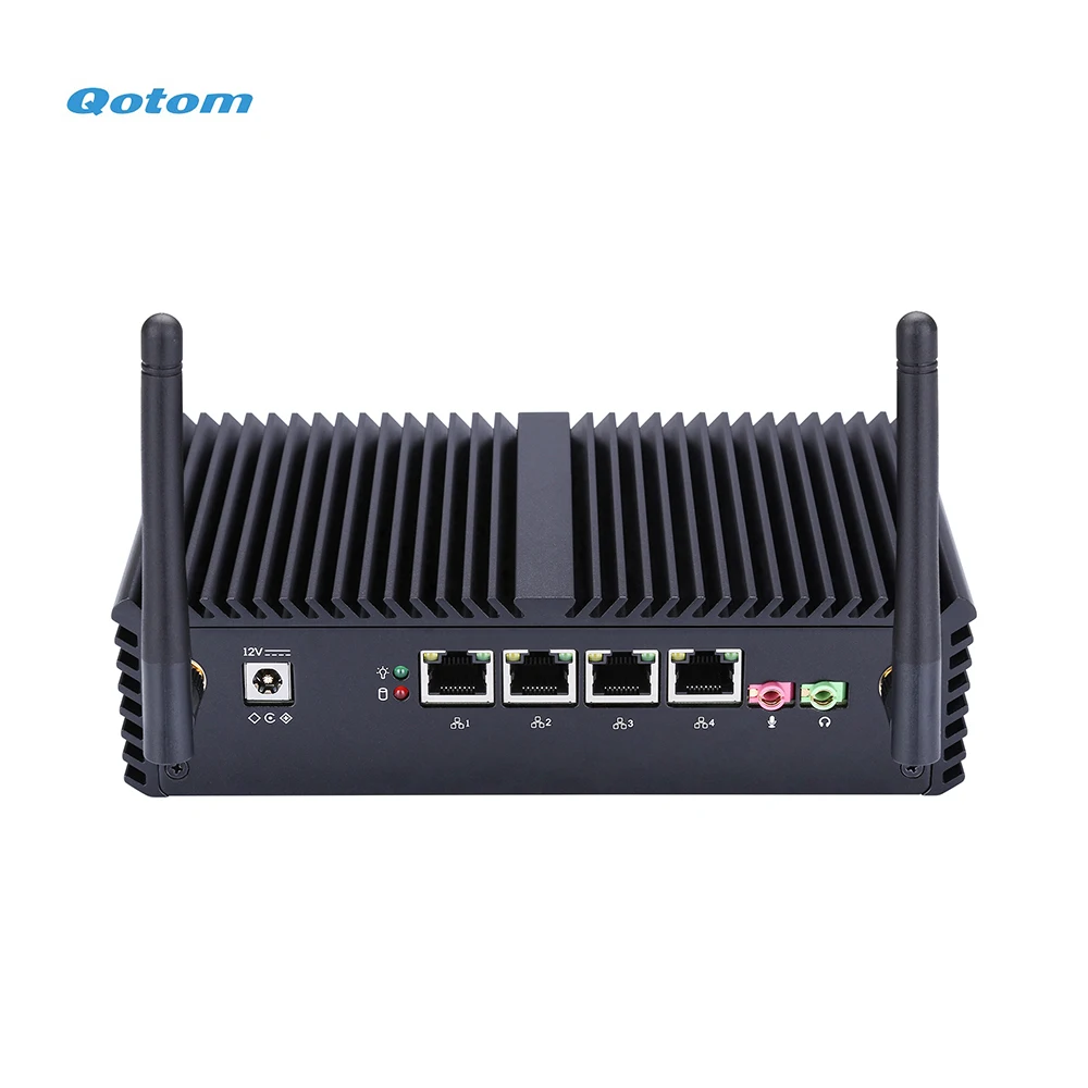  QOTOM 4 Gigabit NIC Mini PC I5-4210Y AES-NI PFSense CentOS Untangle Linux Advanced Firewall Router 