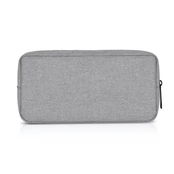 

Multifunctional Portable Size Nylon Wire Digital Data Cable Storage Bag Durable Use Outdoor Travel USB Earphone Organizer Size:L