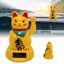 Lucky игрушечная кошка, Манеки Неко модель, украшение автомобиля, украшение дома и подарок для детей