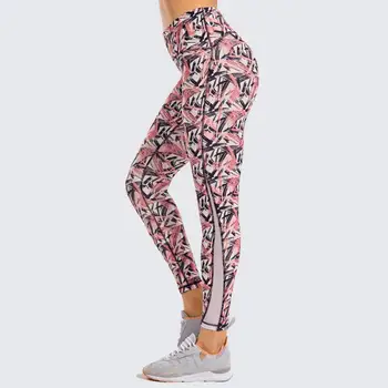 

Women's Naked Feeling High-Rise 7/8 Mesh Tight Workout Leggings with Zip Pocket-25"