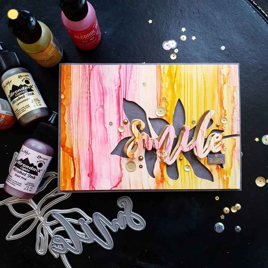 Металлические Вырубные штампы с надписью &quotсмайлик&quot искусственное рельефное