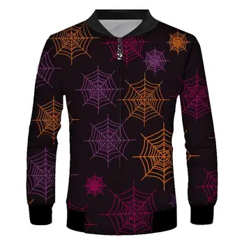 

3D Zip Up Men Jacket Spring Autumn Fashion Brand Slim Fit Coats Male Casual Baseball harajuku Jacket Mens Overcoat Plus size 5XL