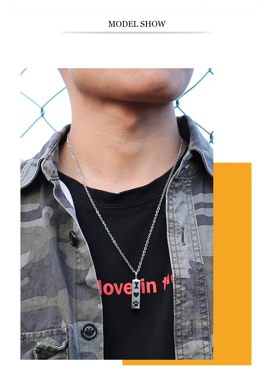 Vnox, полый кулон для мужчин и женщин, ожерелье, милая лапа, кость, сердце, нержавеющая сталь, для домашних животных, урна, пепел, памятный сувенир для кремации, драгоценности