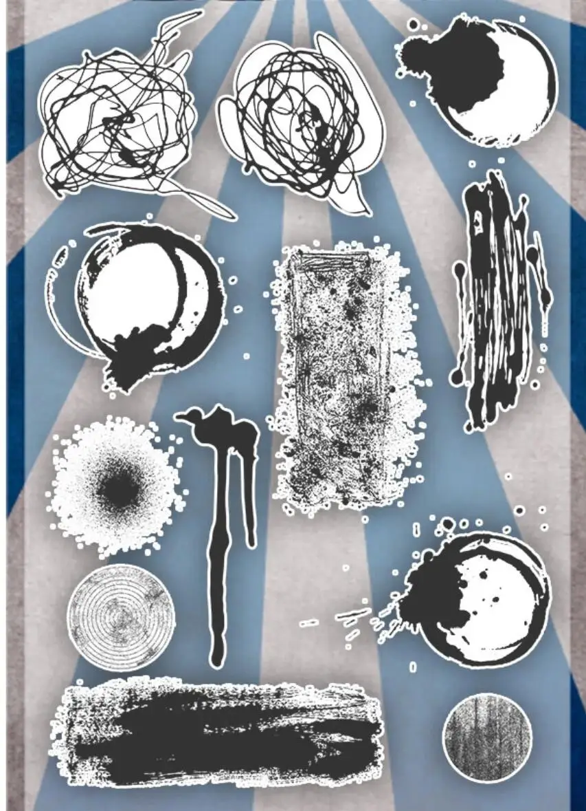 

background Transparent Clear Stamp for DIY scrapbooking seal Card Making C612