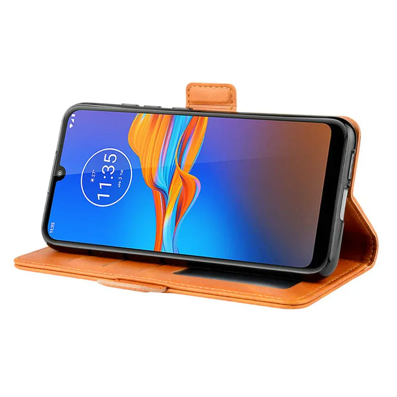 For Motorola Moto E6 Plus E6s Flip Magnetic Leather Case cover for Moto E6 for Moto E Plus 6th Gen. Phone Cover Wallet case