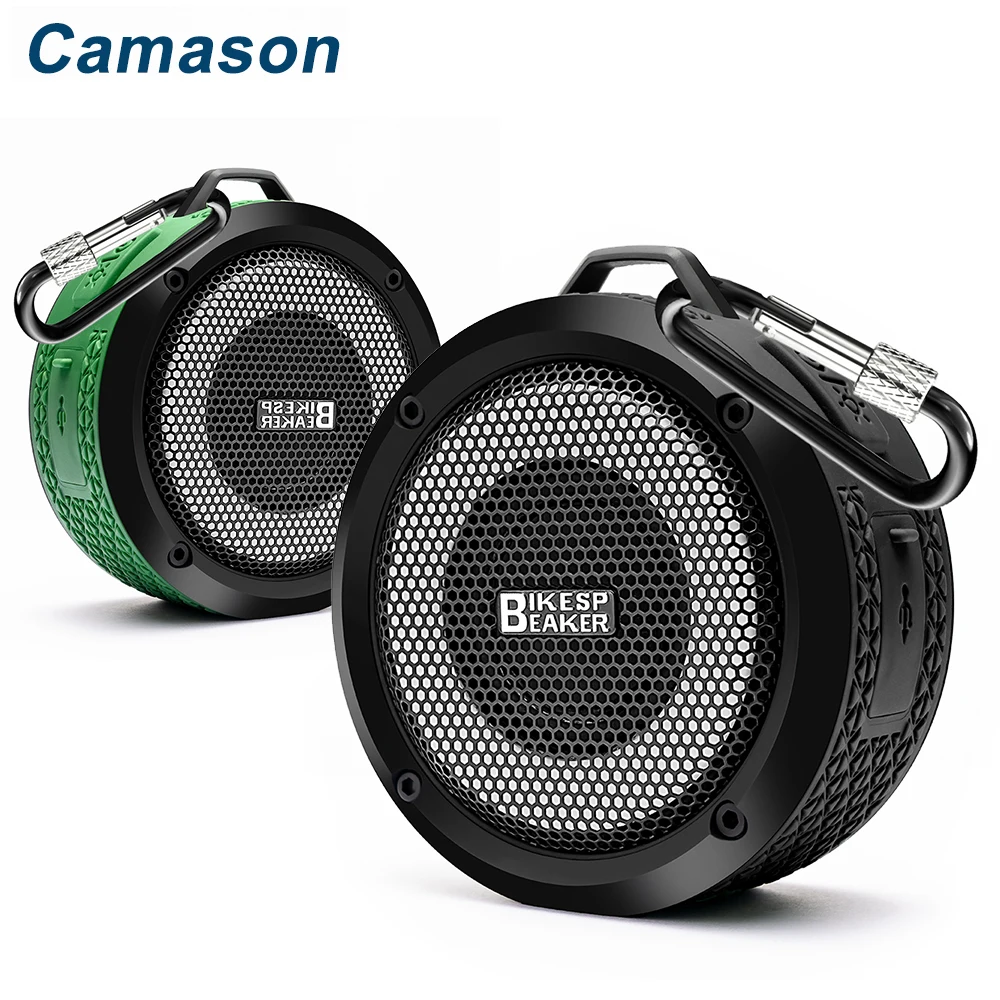 Camason wireless Bluetooth speaker subwoofer outdoor portable Waterproof boombox stereo Sound box quality with mic - ANKUX Tech Co., Ltd