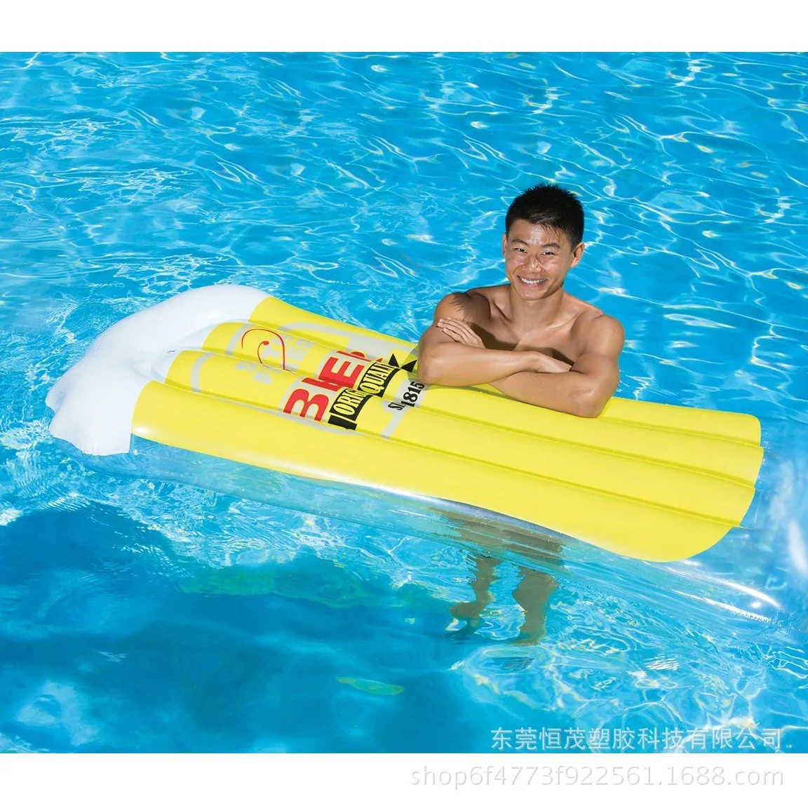 

2018 New Style PVC Inflatable Bottle Floating Row Beer Wine Bottle Floating Bed Manufacturers Profession Customizable Inflatable