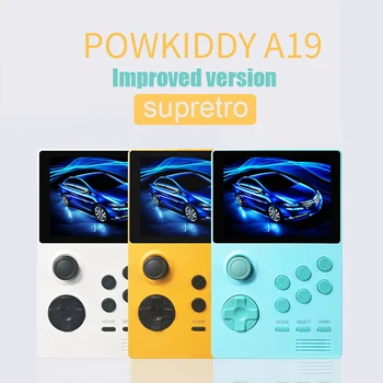 

POWKIDDY A19 3.5 inch Retro Android Supretro Handheld Game Console IPS Screen Built-in 2000+games 3D Games 4000mAh Support HDMI
