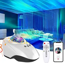 

LED Aurora Night Light Projector with Bluetooth Speaker/Timer/Remote Star Light Projector for Baby Kids Adults Gifts Bedroom