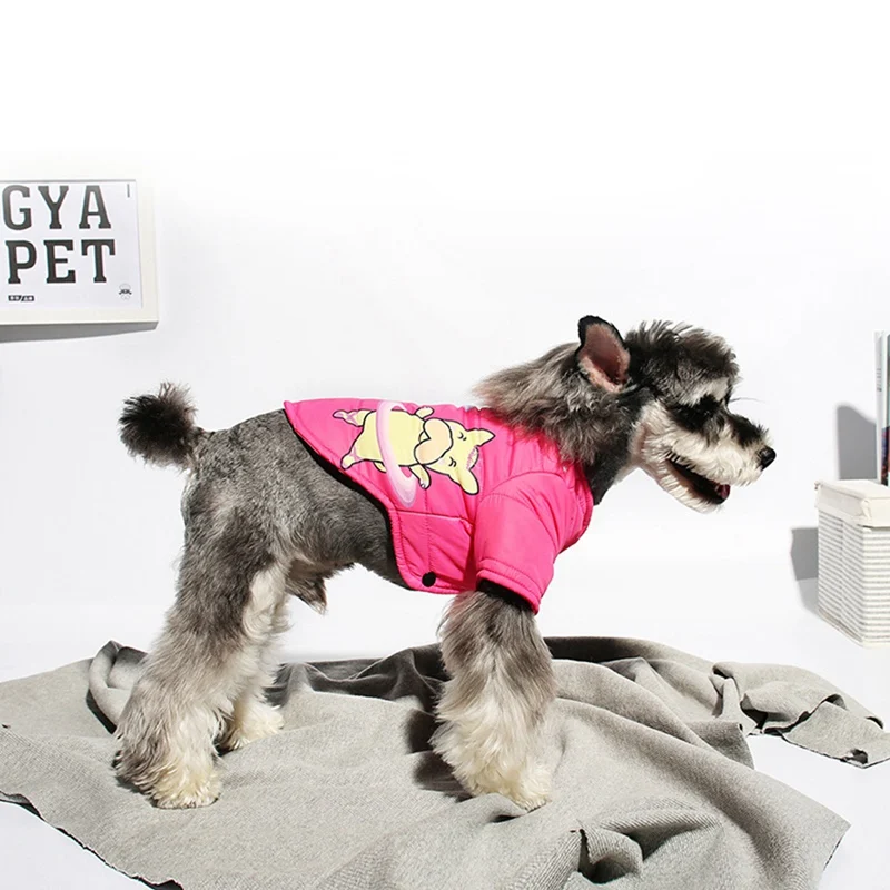 Зимняя утепленная теплая верхняя одежда для питомца, куртка, одежда для щенков, собаки, теплый костюм для собаки, 2 ноги, уличная куртка