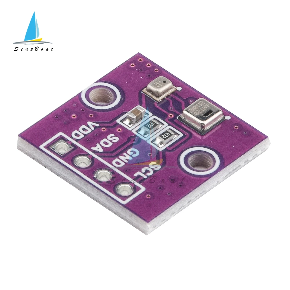 Sensor Module Pressure Sensor Module DC 2.0-5V I2C Interface AHT20 + BPM280 Digital Temperature Humidity Sensor High Precision Atmospheric Pressure Sensor For Arduino