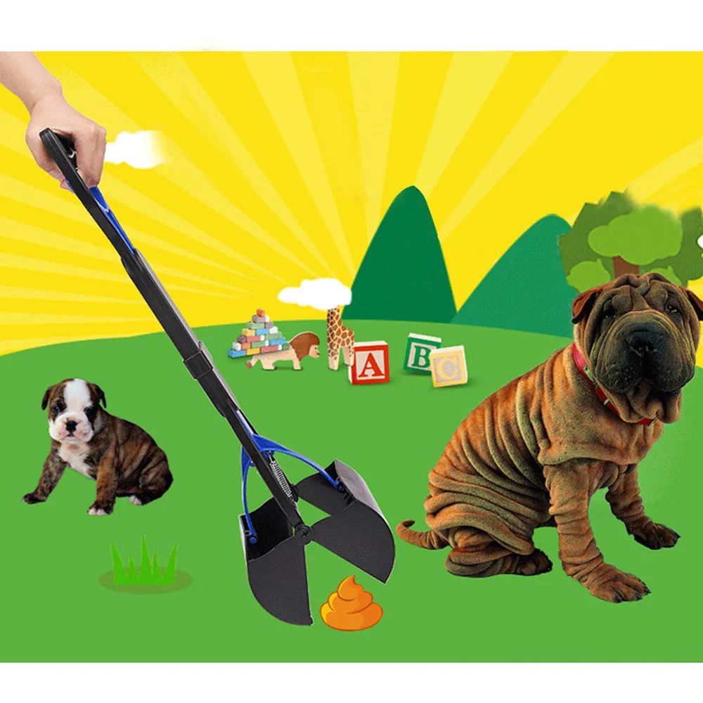 1pc borde diente de sierra pequeña de plástico Pet caca Clip para recoger arena para mascotas Pooper Scooper perros cachorro gato de recicladores de limpieza pala # T2G