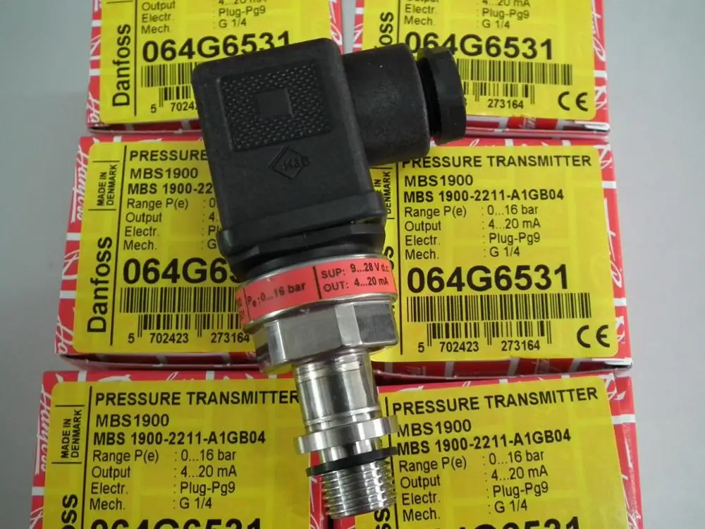 Danfoss Danfoss MBS1900 0-1.6 Mpa Pressure Transmitter Sensor Danfoss 064 4631