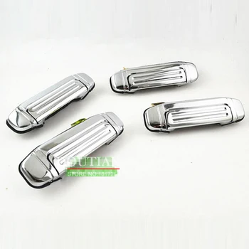 

For Mitsubishi Pajero 2 Accessories Chrome Door Handle V31 V32 V33 V43 V44 V45 V46 1991-1999 1996 1998 1992 car Sticker