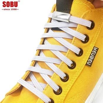 

1Pair Elastic Magnetic Locking ShoeLaces Quick No Tie Shoe laces Kids Adult Unisex Shoe Laces