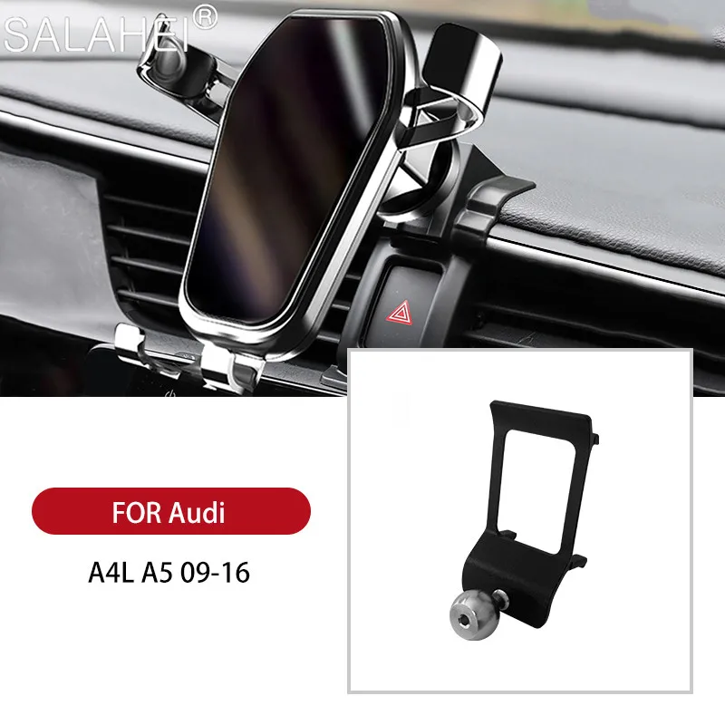 

Car Phone Holder Steady Fixed Bracket Support Gravity Sensing Holder For Audi A4L A5 2009 2010 2011 2012 2013 2014 2015 2016